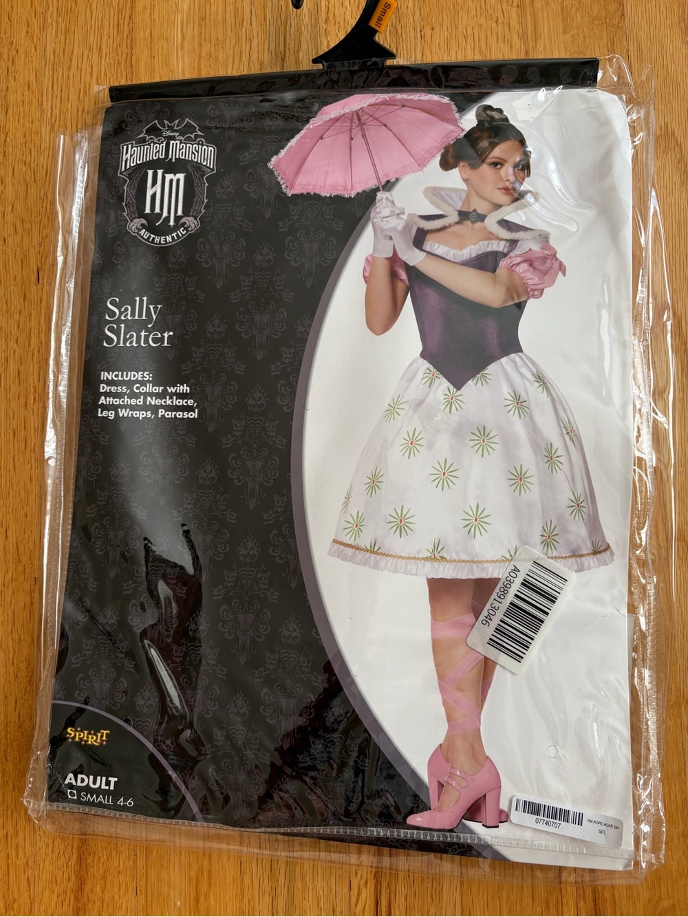 Haunted Mansion Sally Slater tightrope spirit Halloween costume small 4-6